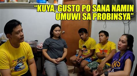 Si marisol ay nagpadisgrasya bago umuwi ng probinsya.